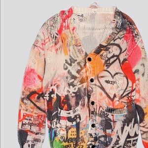 **Looking for this** R13 Colorful Graffiti Cardigan.